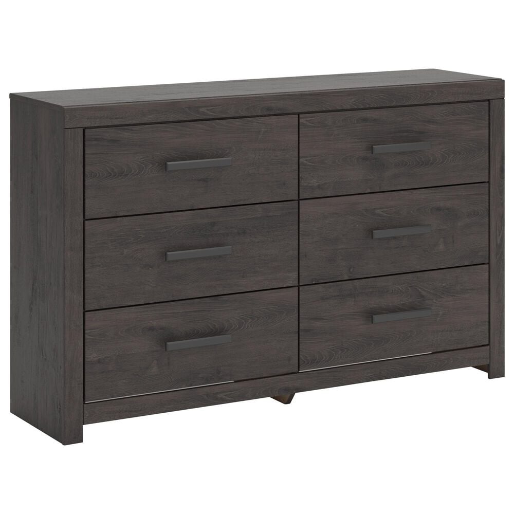 Ashley Prendonea 6-Drawer Dresser in Dark Charcoal, , large