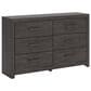 Ashley Prendonea 6-Drawer Dresser in Dark Charcoal, , large