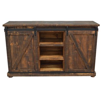 Santa Fe Rustic 62" Console in Rough Medium Wax, , large