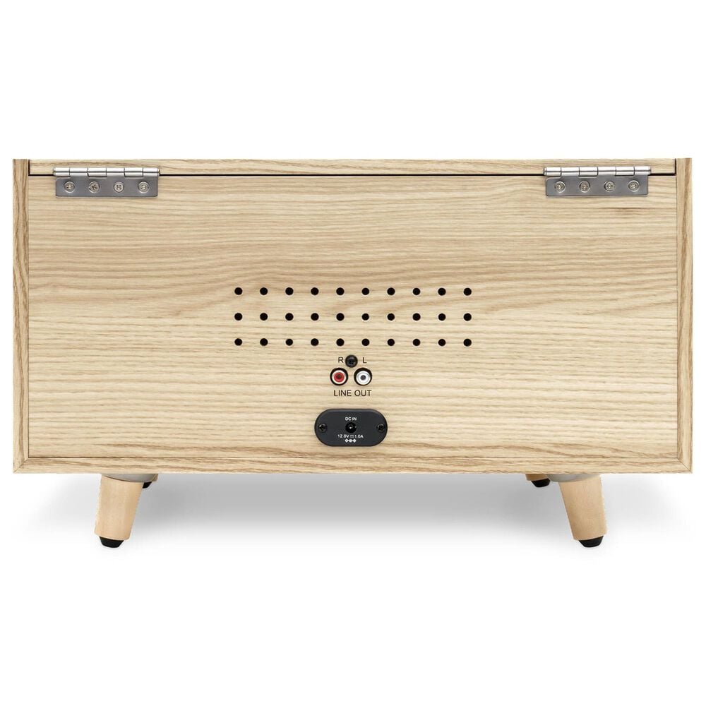 Victrola Century 6-in-1 Music Center Record Player with 3-Speed Turntable in Natural, , large