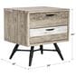 Blue River Bridges 2-Drawer Nightstand in Natural and Gray, , large