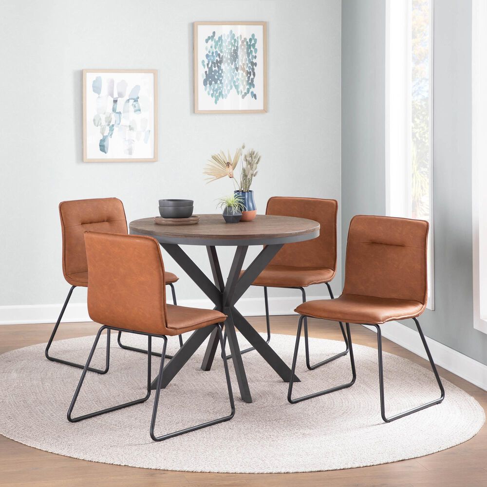 Lumisource Dakota Dinette Table in Brown/Grey, , large