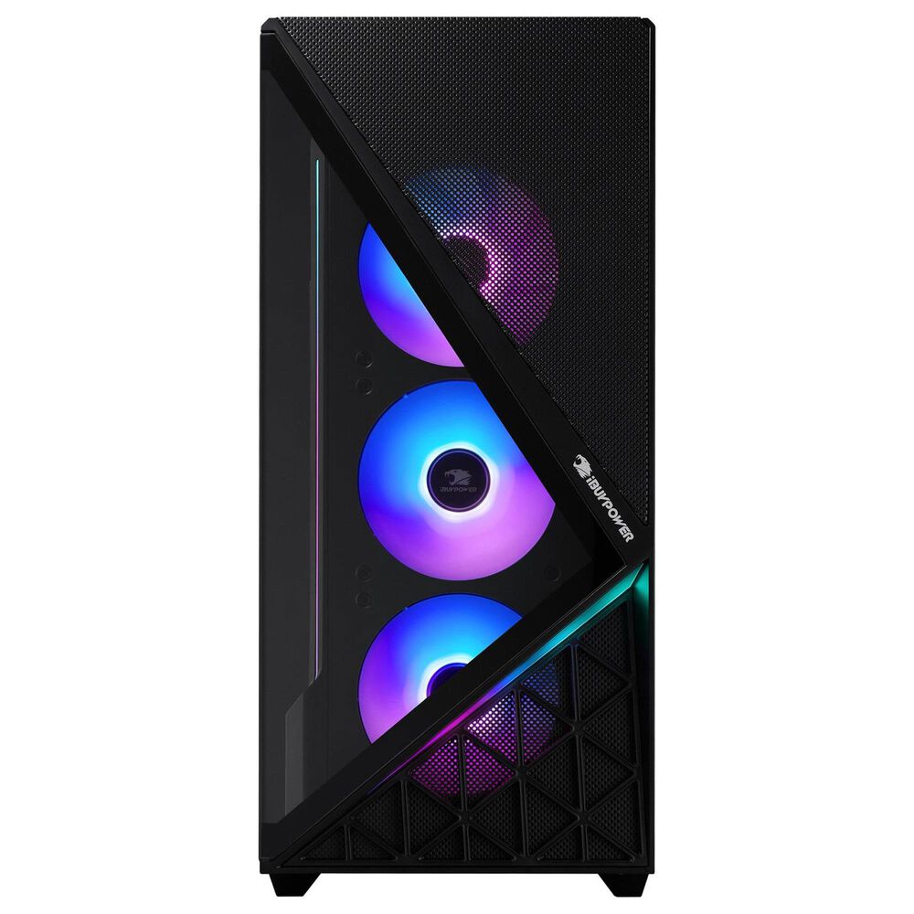 iBUYPOWER Slate 9 Gaming PC Desktop | AMD Ryzen 5 8400F - 16GB RAM - NVIDIA GeForce RTX 5060Ti Graphics - 1TB SSD in Black, , large