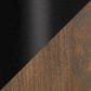 Lumisource Riley Office Chair in Black and Dark Walnut, , large