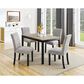 Crown Mark Forana Dining Table in Brown and Black - Table Only, , large