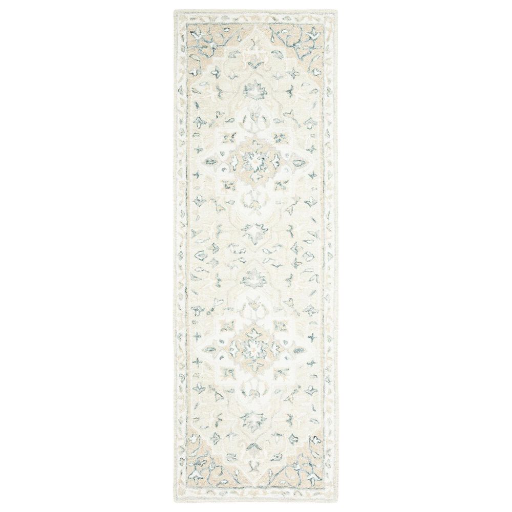 Safavieh Micro-Loop Oriental 2"3" x 15" Beige and Ivory Runner, , large