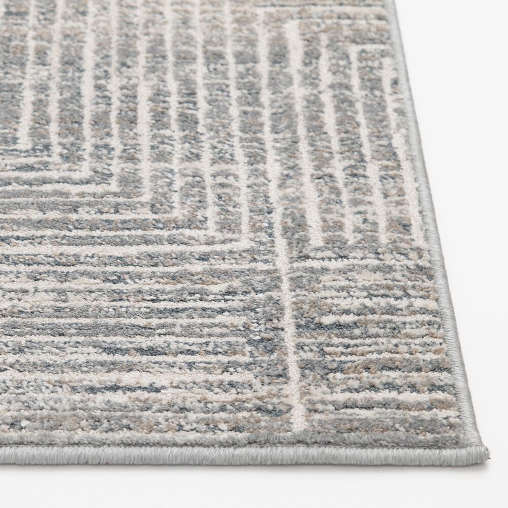 Central Oriental Heirloom Neville Chetwode and Navajo White 5&#39;3&quot; x 7&#39;7&quot; Area Rug, , large