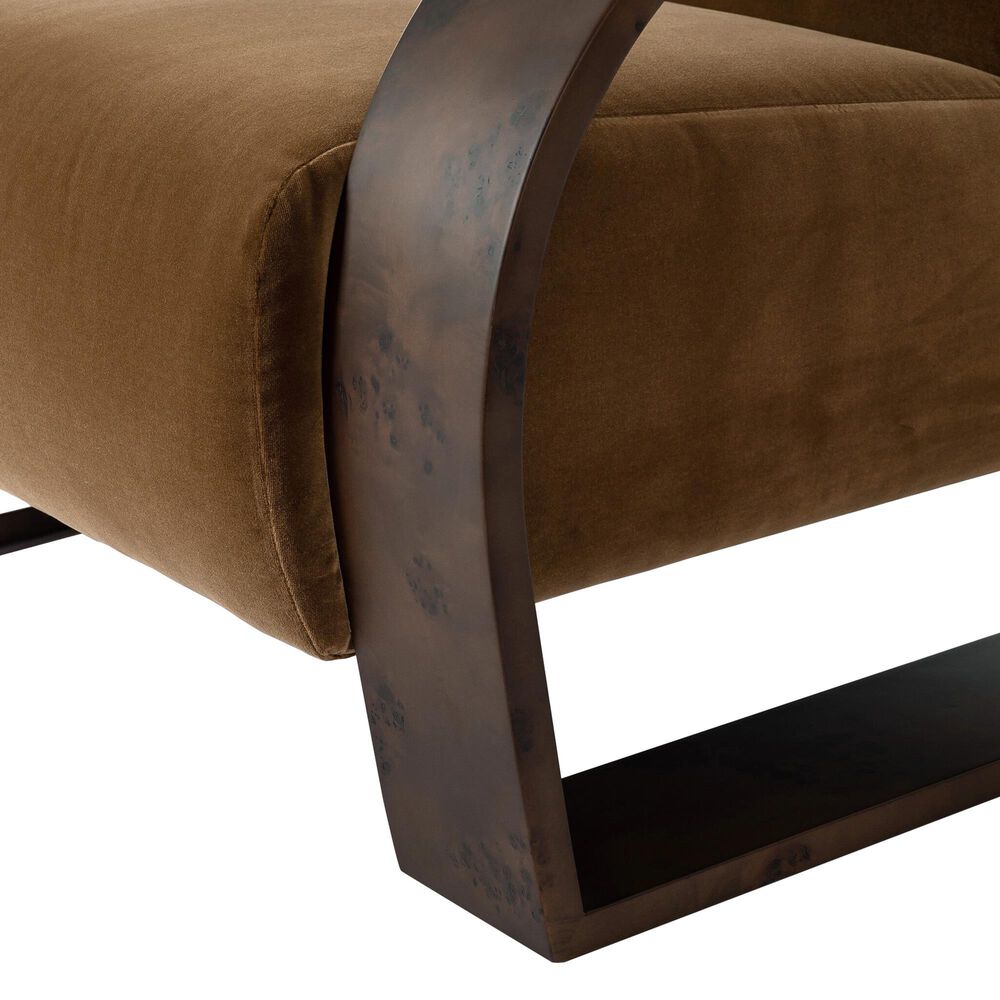 Four Hands Montez Accent Chair in Surrey Ochre, , large