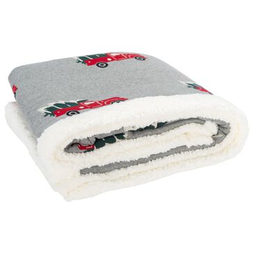 Safavieh Holiday Heartland 50" x 60" Throw in Grey, , large