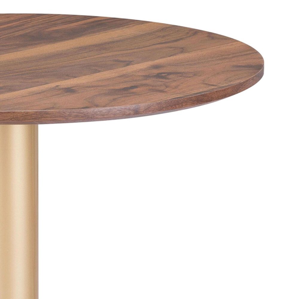 Zuo Modern Alto Bistro Table in Brown/Gold, , large