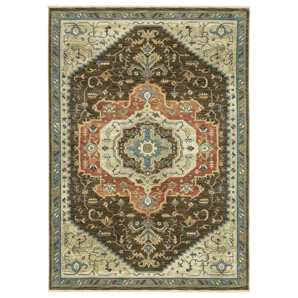 Oriental Weavers Francesca 3"3" x 5" Brown Area Rug, , large
