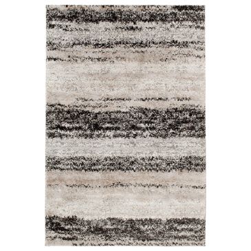 Central Oriental Structures Torrent Mount Kineo 5" x 7"6" Metal and Multicolor Area Rug, , large