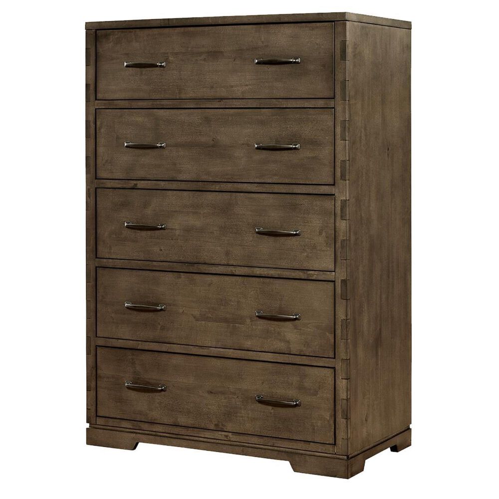 Eastern Shore Dovetail 5 Drawer Chest in Graphite, , large