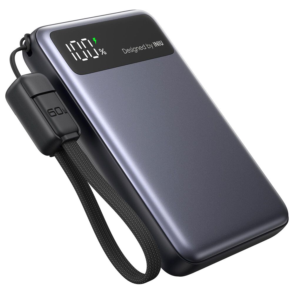 INUI Pocket Pro 10000mAh Slim Power Bank in Black, , large