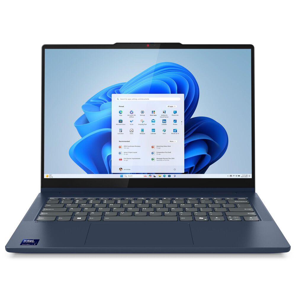 Lenovo 14" IdeaPad 5 2-in-1 Touchscreen Notebook | Intel Core Ultra 5 225U - 16GB RAM - Intel Graphics - 512GB SSD in Cosmic Blue, , large
