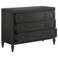 Vantage Atrium 3-Drawer Bachelor Chest in Hand Rubbed Black, , large