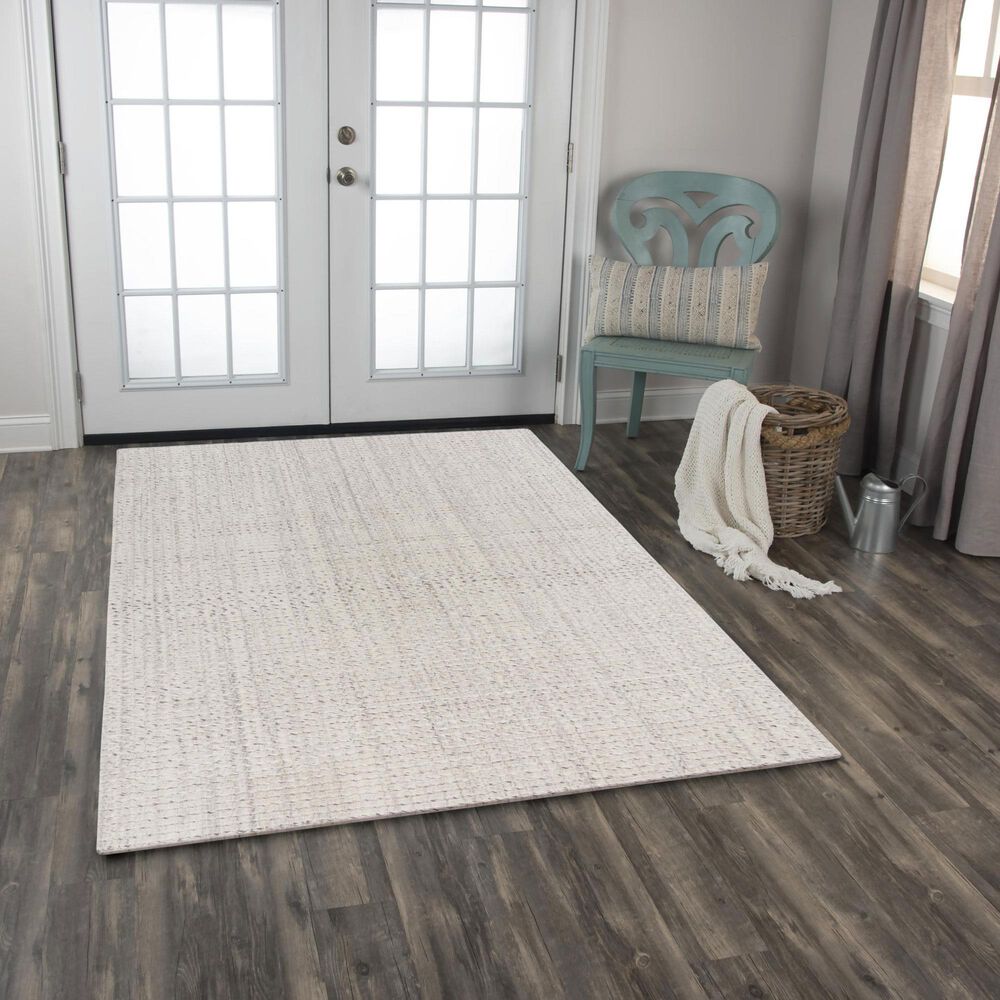 RIZZY Cable Oyster 4' x 6' Area Rug, , large
