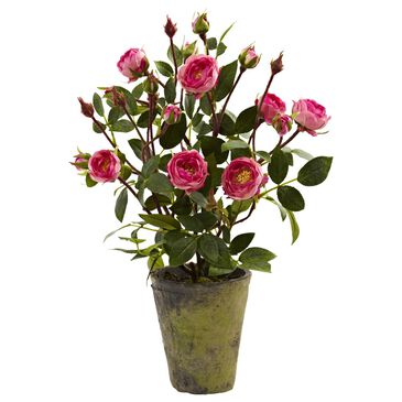 Nearly Natural Inc French Rose Garden, , large