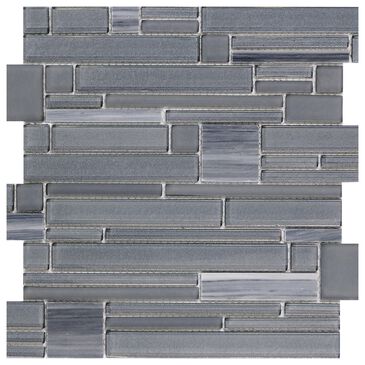 Emser Entity Zest 12" x 12" Glass and Stone Mosaic Sheet, , large