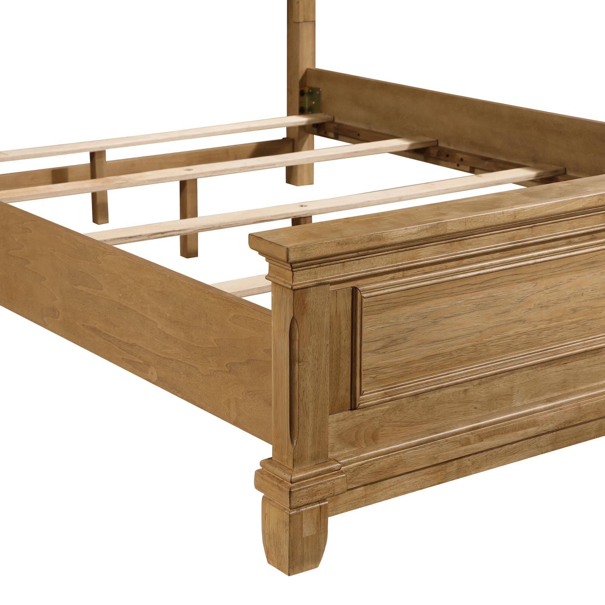 New Heritage Sunstone Queen Panel Bed in Honey