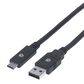 Manhattan 6" USB 3.2 Gen 1, Type-A Male to Type-C Male, 5 Gbps in Black, , large