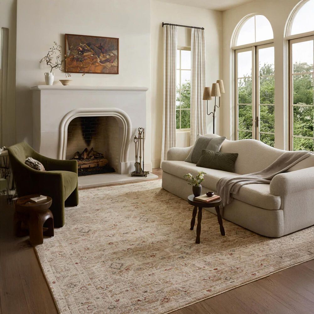 Loloi Clarisse Natural and Multicolor 2&#39;6&quot; x 10&#39;2&quot; Runner, , large