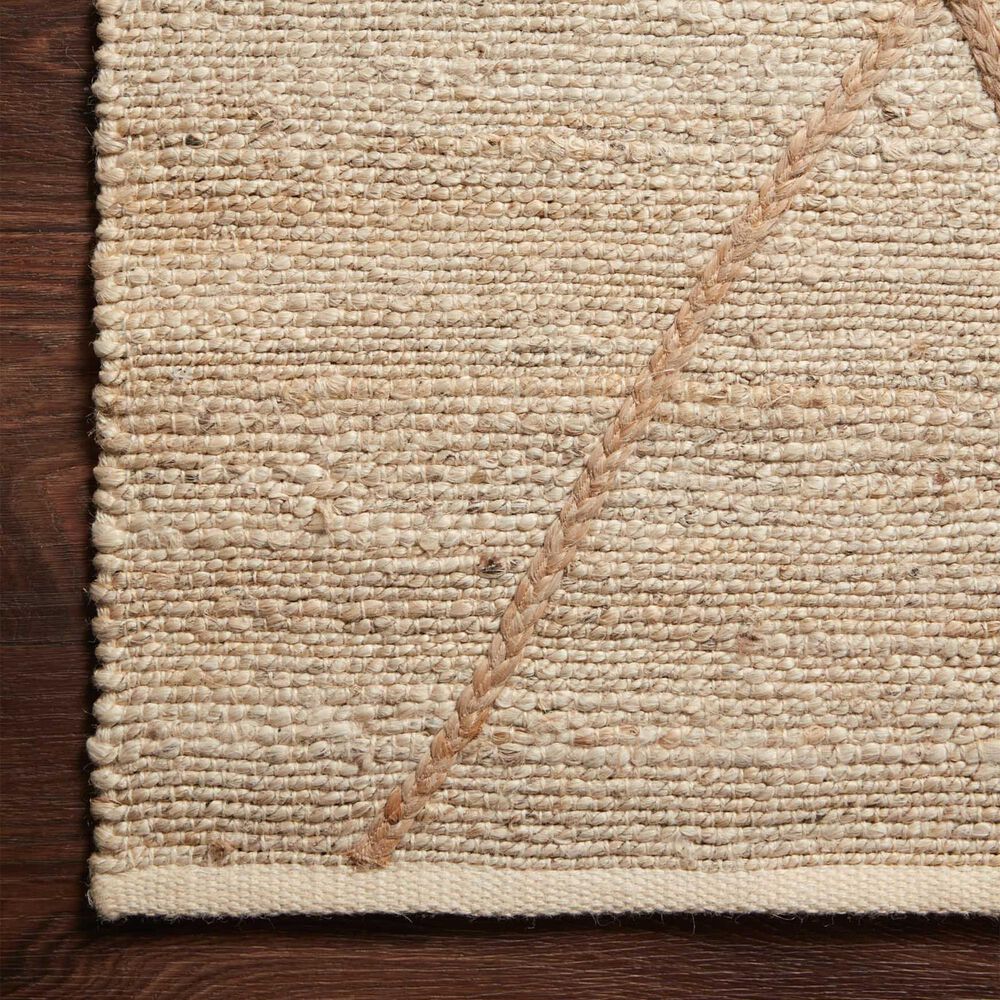 Loloi II Bodhi  2&#39;3&quot; x 3&#39;9&quot; Ivory and Natural Area Rug, , large
