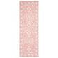 Safavieh Micro-Loop Oriental 2"3" x 11" Pink and Ivory Runner, , large