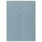 Dalyn Rug Company York 9" x 12" Sky Blue Indoor/Outdoor Area Rug, , large