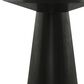 Furniture of America Halewood Round End Table in Black, , large