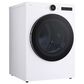 LG 7.4 Cu. Ft. Smart Front Load Gas Dryer with Sensor Dry and Steam in White, , large