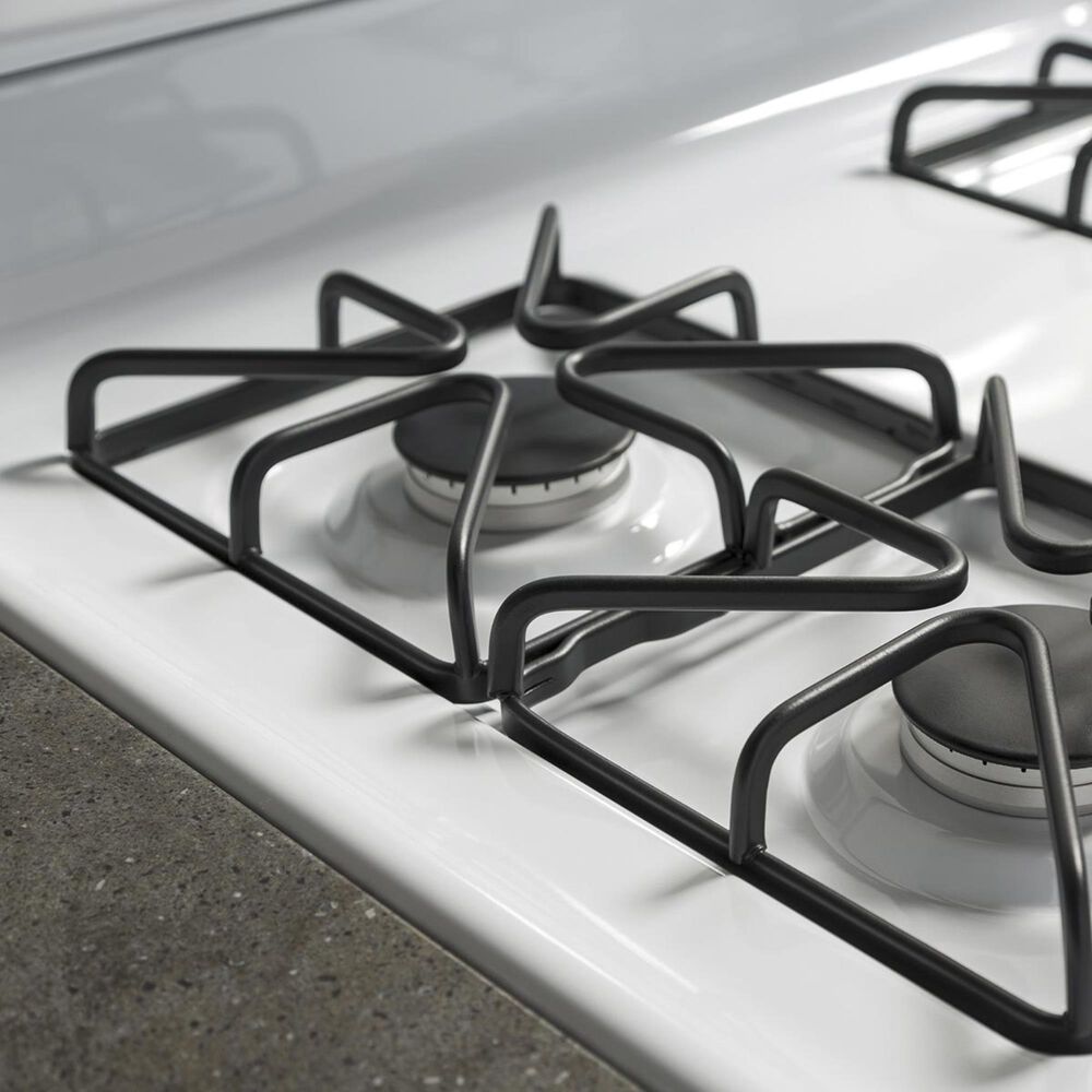 GE Appliances 4.8 Cu. Ft. Freestanding Gas Range in White, , large