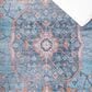 Safavieh Serapi 9" x 12" Blue and Orange Area Rug, , large