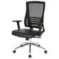 OSP Home Office Chair with Black Cushion with Chrome Finish, , large