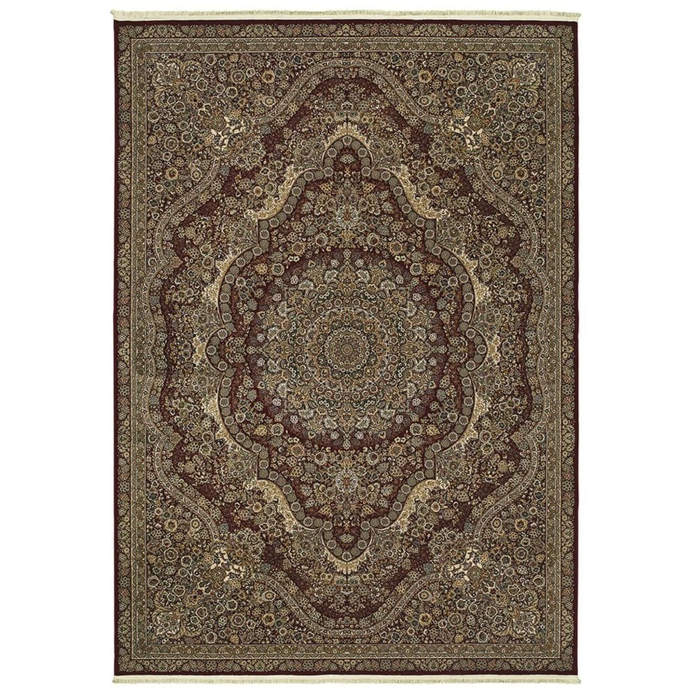 Oriental Weavers Masterpiece 8022R 3"10" x 5"5" Red Area Rug, , large