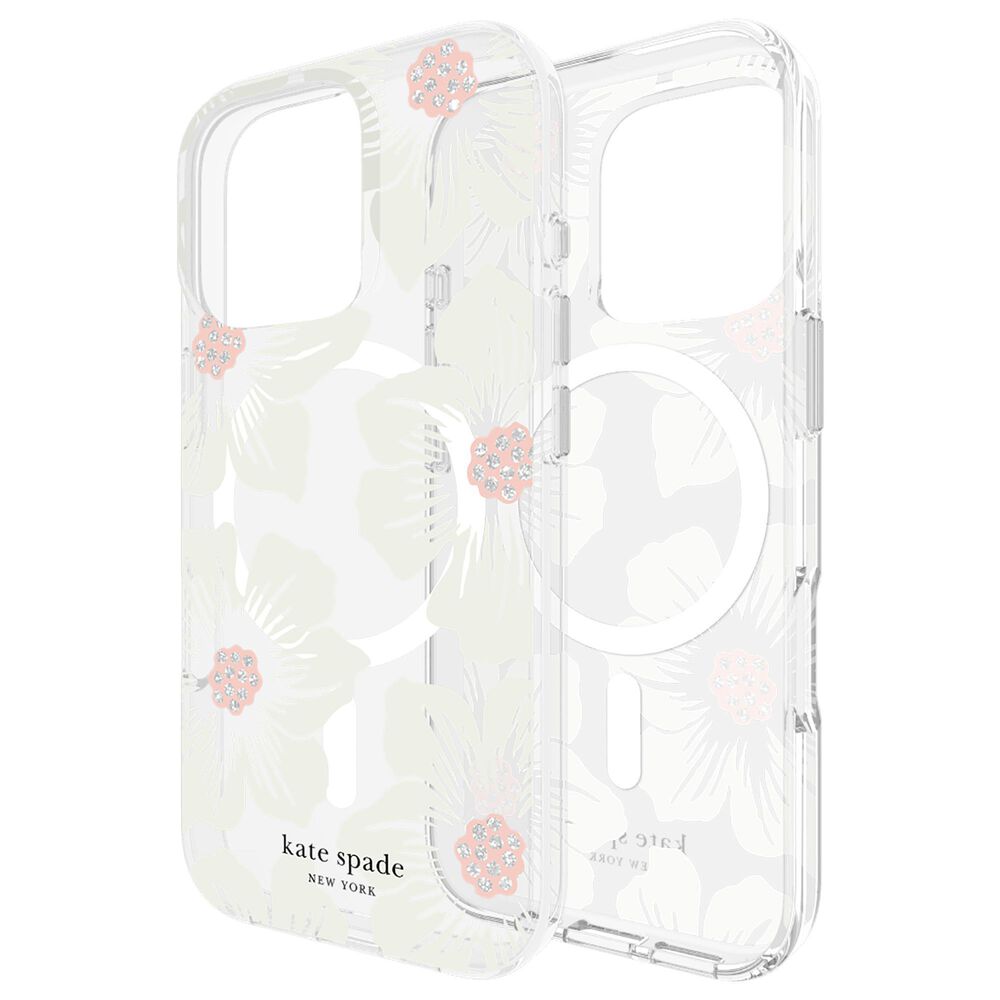 Kate Spade Protective MagSafe Case for Apple iPhone 16 Pro in Hollyhock Floral, , large