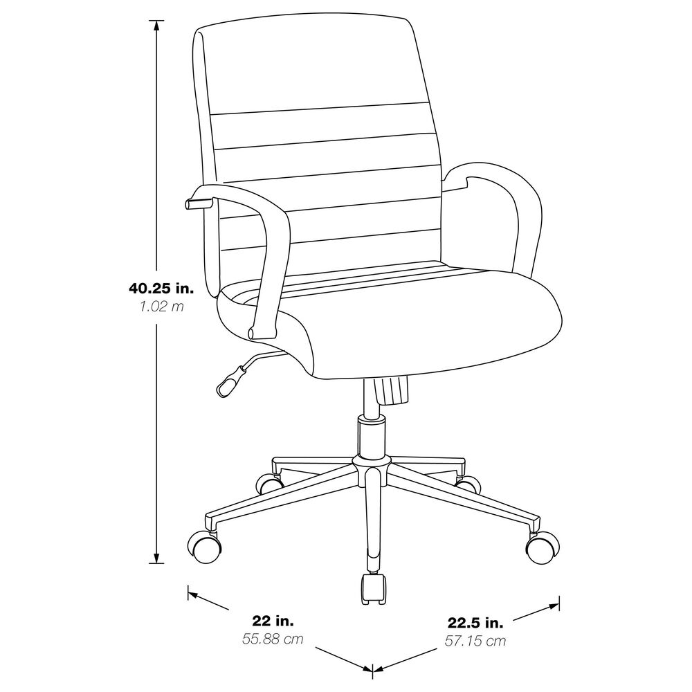 OSP Home FL Series Office Chair in Saddle, , large