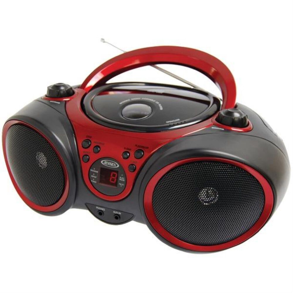 Jensen Portable Stereo CD Player with AM/FM Stereo Radio, , large