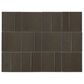 Emser Kanji Yuni 4" x 4" Square on 12" x 16" Glossy Porcelain Mosaic Sheet, , large
