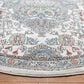 Safavieh Oregon 6"7" Round Grey and Ivory Area Rug, , large