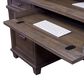 Wycliff Bay Carson Credenza Desk with Hutch in Weathered Dove, , large