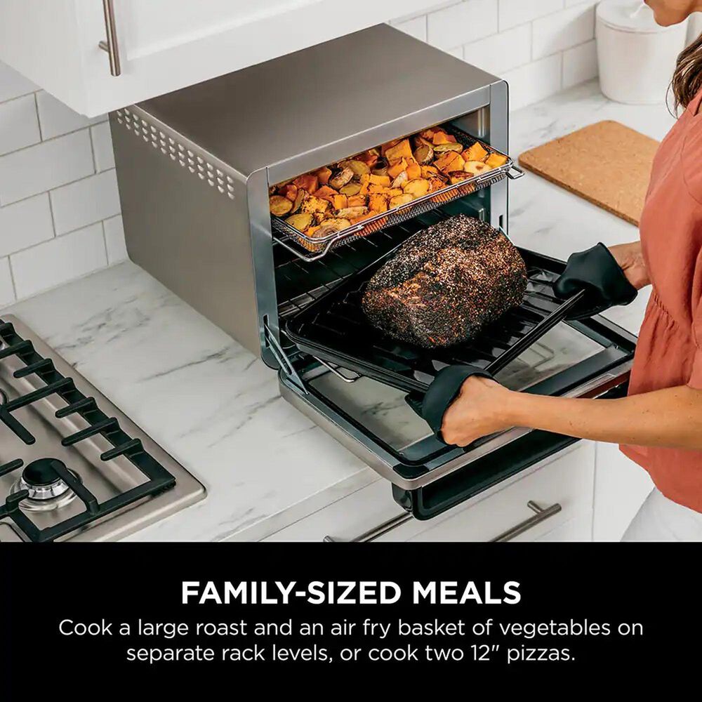 Ninja Foodi 10-In-1 XL Pro Air Fry Oven in Black Stainless Steel, , large