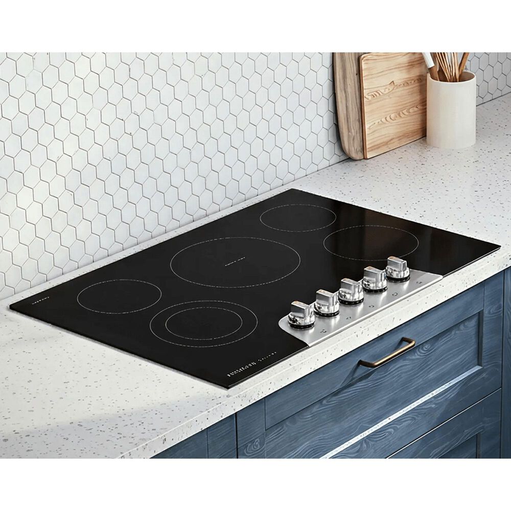 Frigidaire Gallery 30" Electric Cooktop with 5 Element in Stainless Steel and Black, , large