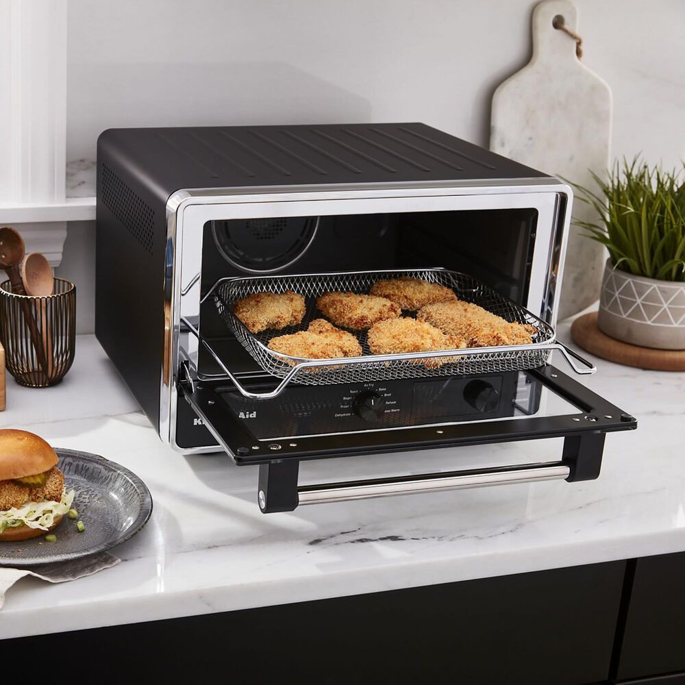 KitchenAid 21-Liter Digital Countertop Oven with Air Fry in Black Matte, , large
