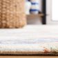 Safavieh Micro-Loop MLP478P 8" x 10" Ivory and Rust Area Rug, , large