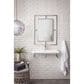 James Martin Vanities Boston 31.5" Single Wall Brackets in Brushed Nickel with 3 cm White Glossy Resin Top and Rectangular Sink, , large