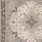 Oriental Weavers Maharaja Keller 660J 2"3" x 7"6" Ivory and Blue Scatter Rug, , large