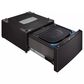 LG 5 Cu. Ft. Smart Front Load Washer with Pedestal in Black Steel, , large