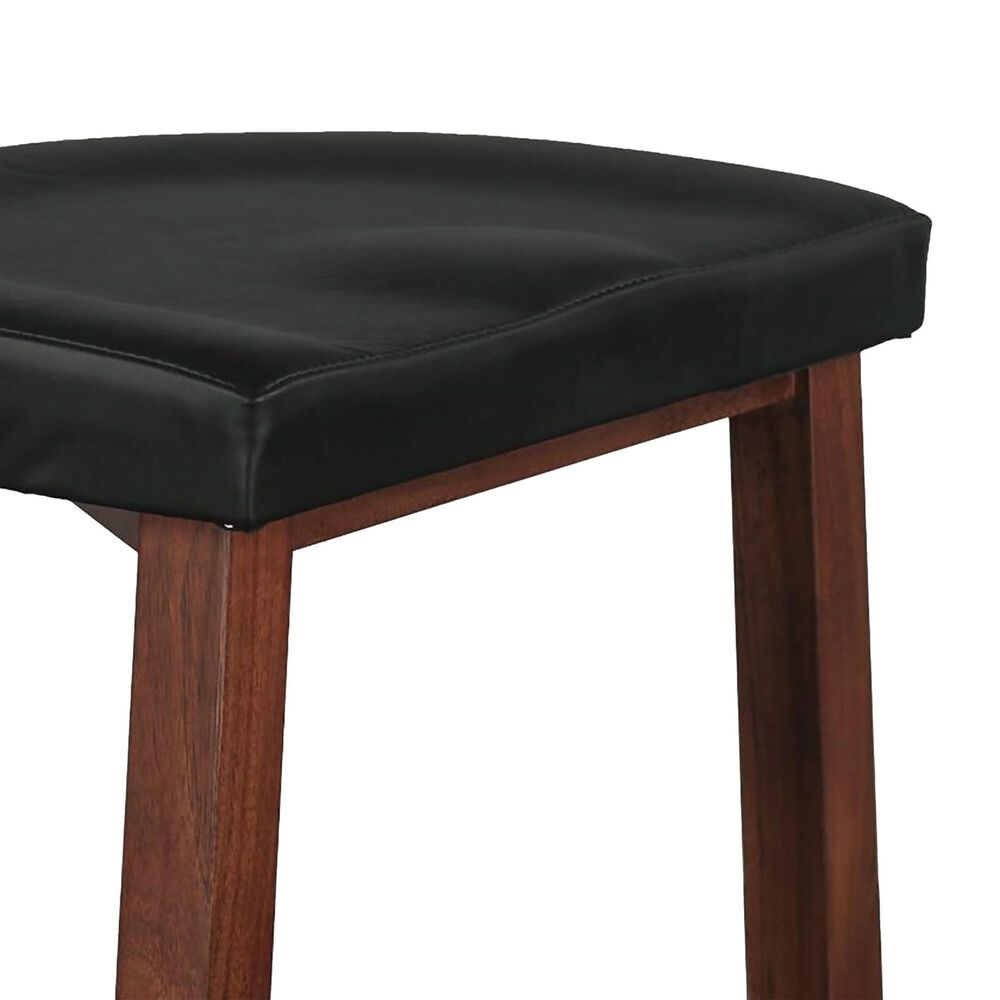 Home Trends &amp; Design Lenox 17&quot; Counter Stool in Walnut Brown, , large