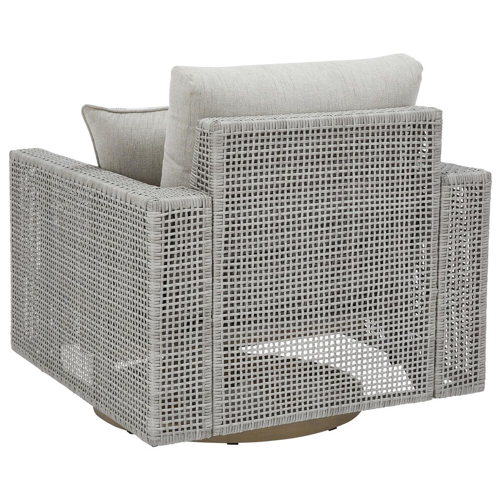 Ashley Seton Creek 6-Piece Patio Conversation Set in Gray, , large